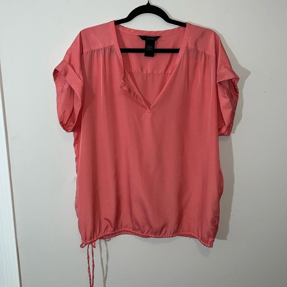 Calvin Klein Jeans Tie Waist Blouse